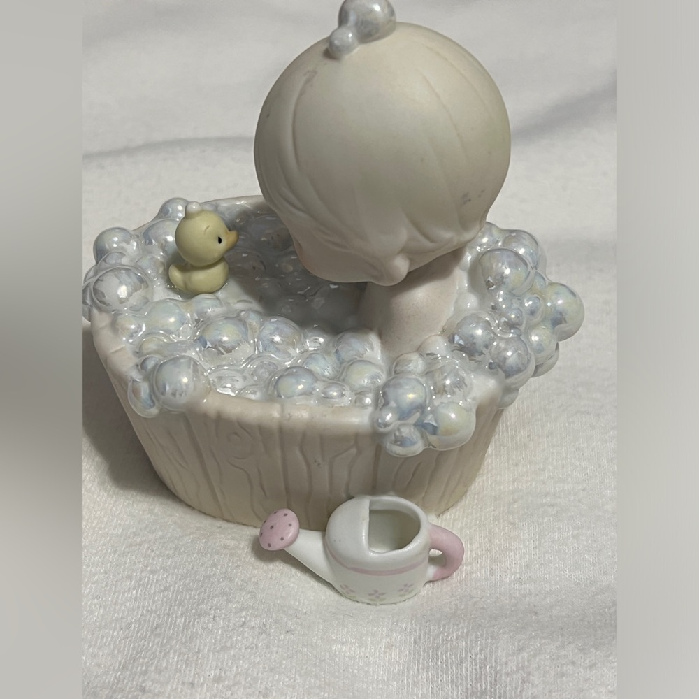 Vintage “Tub Full of Love” Prec Moments Figurine Copyright ©️ 1987